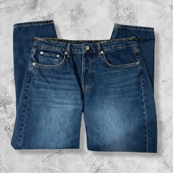 rag & bone Blue Boyfriend Jeans - Picture 12 of 15